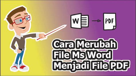 Cara Merubah File Ms Word Menjadi File PDF YouTube