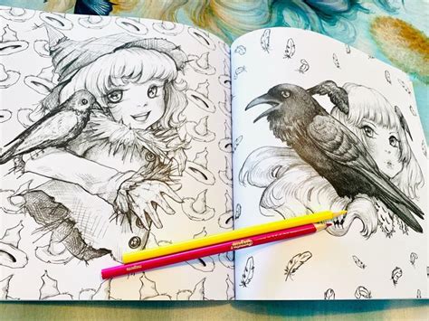 Pop Manga Cute And Creepy Coloring Book Restocked Etsy