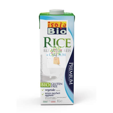 Bebida De Arroz Con Calcio Bio 1lt Isola Bio