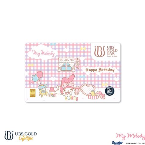 Jual Ubs Gold Logam Mulia Sanrio My Melody Happy Birthday B Gr Kode