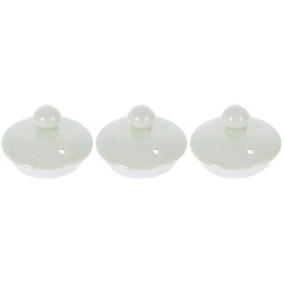 3 PCS Teesieb Tee Ei Teetassendeckel Keramik Teekannenabdeckung EBay