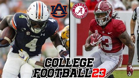 Auburn Vs Alabama Rivalry Game Iron Bowl Week Ncaa Revamped