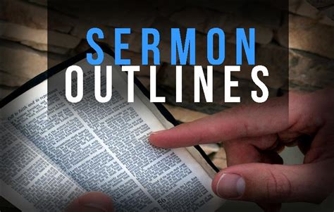 A Surprising Stress Free Way To Write Sermon Outlines