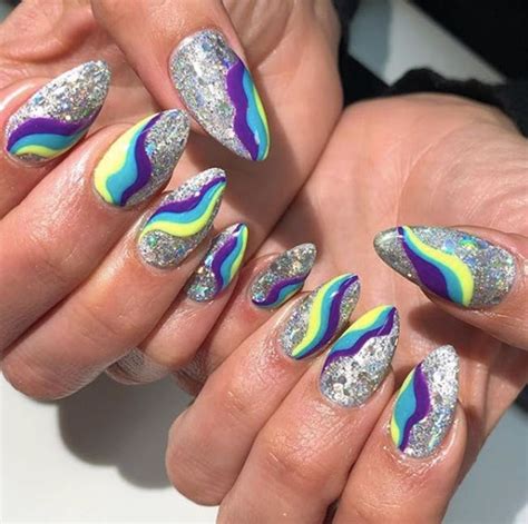 21 Neon Nail Art Ideas To Try This Spring Brit Co