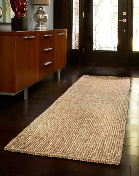 Nice Brown Striped Runner Rug Entryway Hallway Home Decor For Entryway