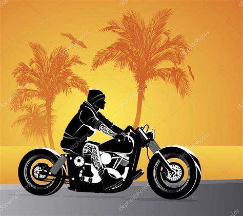 Motorcycle vector background — Stock Vector © krabata #4090669