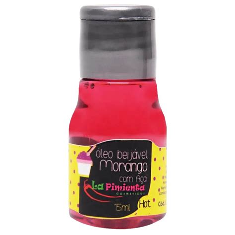 Óleo Beijável Hot Morango Açaí La Pimienta