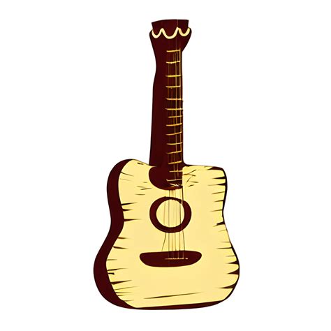 Rustic Old Guitar Graphic · Creative Fabrica