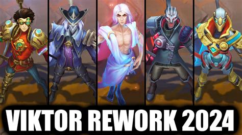 All Viktor Skins Spotlight Rework 2024 League Of Legends YouTube