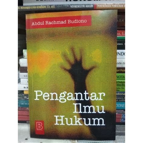 Jual Buku Pengantar Ilmu Hukum Abdul Rachmad Budiono Shopee Indonesia