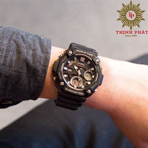 CASIO AEQ-120W-1AVDF - NAM – QUARTZ (PIN) – DÂY NHỰA - CASE 52MM - Đồng ...