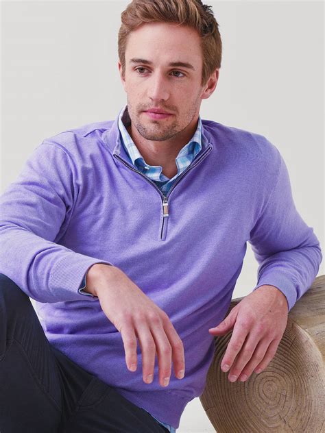 Peter Millar Crown Mens Crest Quarter Zip Sweater
