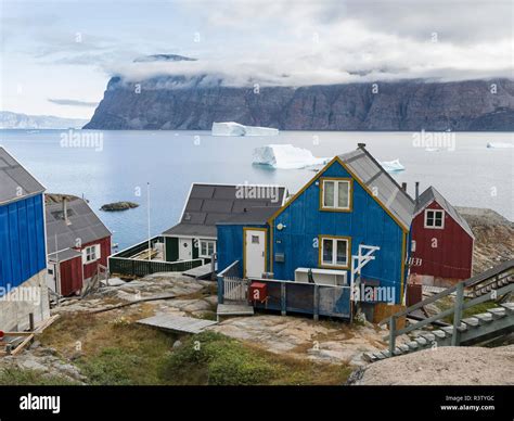 Small Town Of Uummannaq In Northwest Greenland Denmark Editorial Use