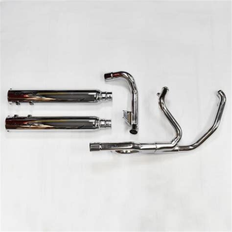 Harley Davidson Screamin Eagle High Flow Exhaust Kit Street Cannons 64800043 Ebay