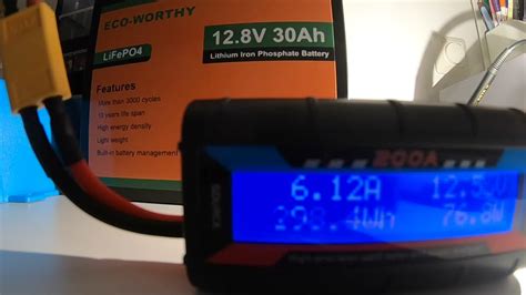 Eco Worthy Lifepo4 Battery Capacity Test Youtube