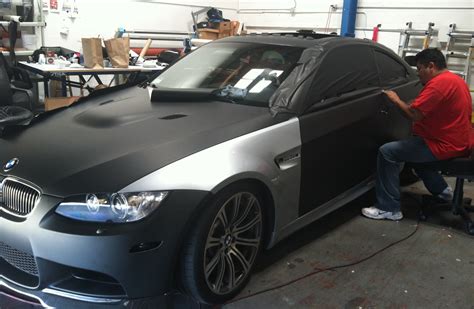 matte black bmw wrap-16 – Custom Vehicle Wraps