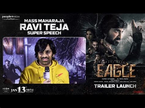 Ravi Teja Superb Speech Eagle Trailer Launch Event Anupama