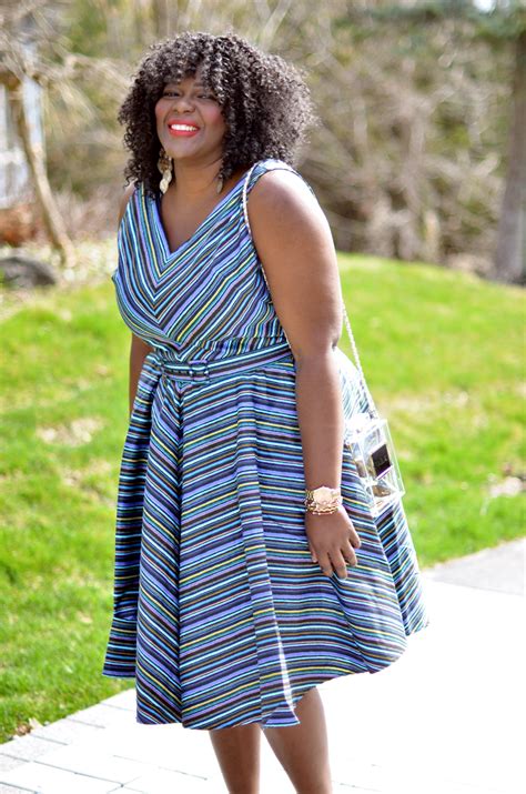 My Curves And Curls™ A Canadian Plus Size Fashion Blog Fit And Flare