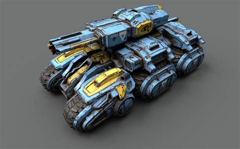 Starcraft Siege Tank Tribute In 2021 Starcraft Tank Design Tank