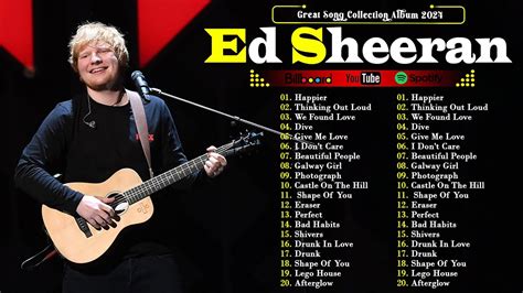 Ed Sheeran Greatest Hits Full Album 2024Best Songs Playlist 2024Best