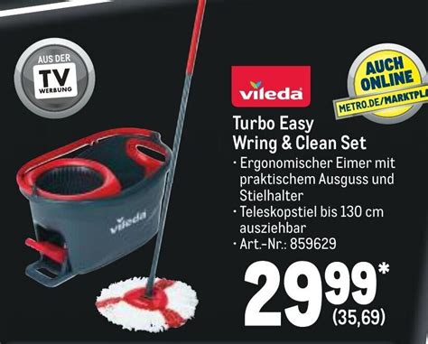 Vileda Turbo Easy Wring Clean Set Angebot Bei METRO