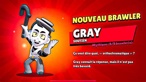 NEW FREE GRAY BRAWLER Brawl Stars