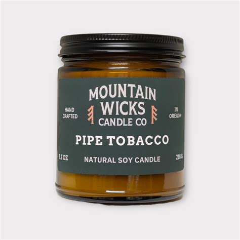Pipe Tobacco Candle Mountain Wicks Candle Co