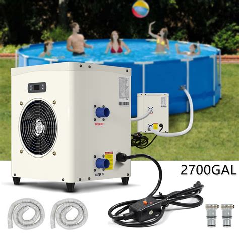 Lilypelle 14331btu Electric Pool Heaters For 2700gal Above Ground Pools082 Kw Pool Heat Pump