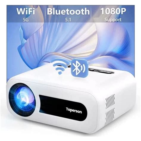 Projecteur G Wifi Bluetooth Videoprojecteur Lumens Mini