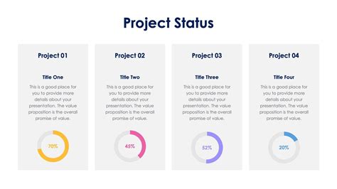 Project Status Slide Infographic Template S04202309 Infografolio