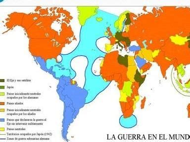 Mapa Paises Que Participaron En La Segunda Guerra Mundial Brainly Lat