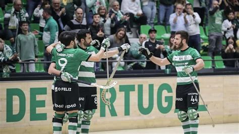 Sporting Empata Para A Liga Dos Campe Es H Quei Em Patins Jornal Record