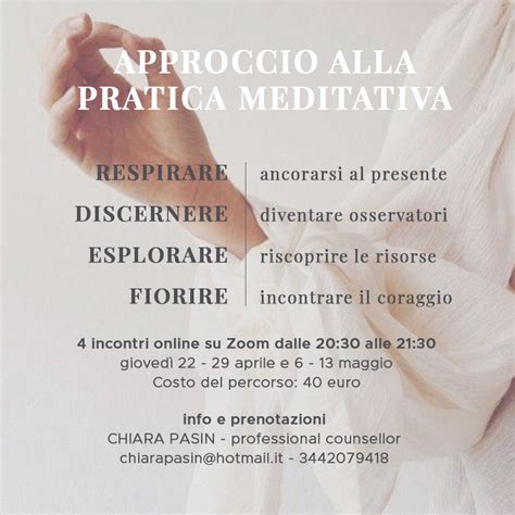 Percorso Approccio Alla Meditazione