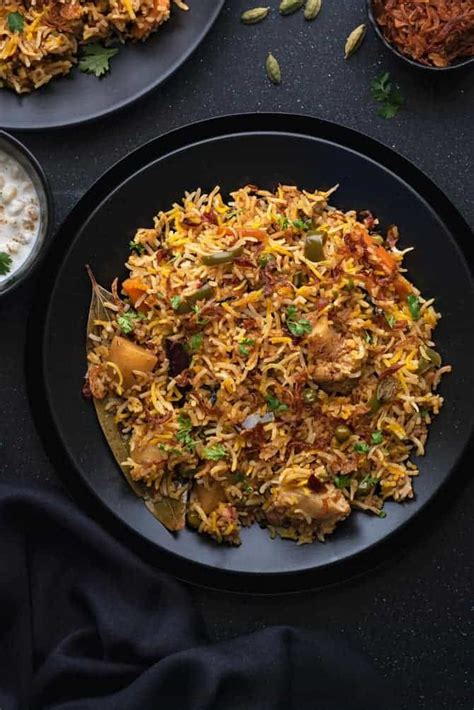 Vegetable Biryani In Instant Pot And Pressure Cooker Cubes N