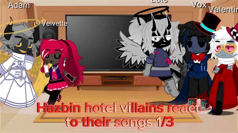 Hazbin Hotel Villains React To Their Songs 13 Youtube