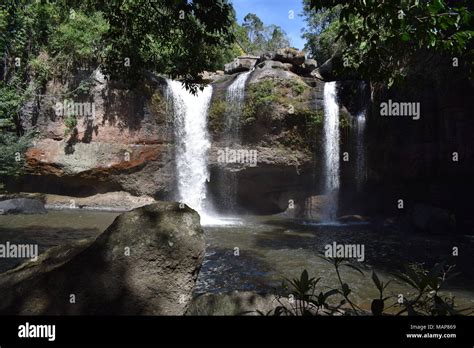 Nam Tok Haew Suwat (Haew Suwat waterfall) in Khao Yai National Park ...