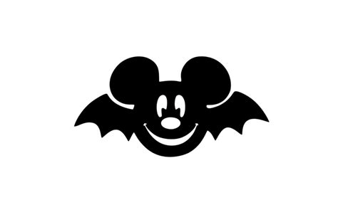 Mickey Mouse Halloween Bat Decal Disney Decal Disney - Etsy