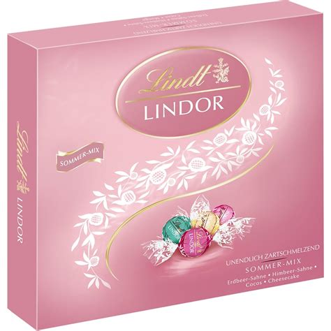 Lindt Schokolade Lindor Pr Sent Sommer Mix G Ca Kugeln Mit