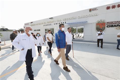 Rutilio Escandón Inaugura La Reconversión Del Centro De Salud De Cardona Juárez Intermedios