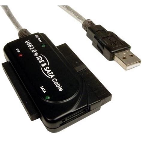 Cables Unlimited Usb 2110 Usb 20 To Ide And Sata Adapter Cable With Power Supply Nexhi