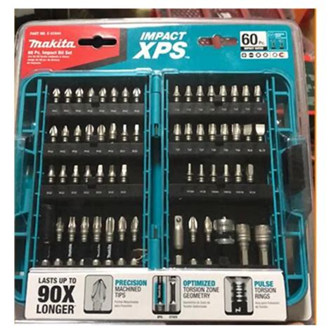 Makita Impact Bit Set Xps Drill Bits 60 Piece Deck Building Framing Work Tool Tools And Workshop