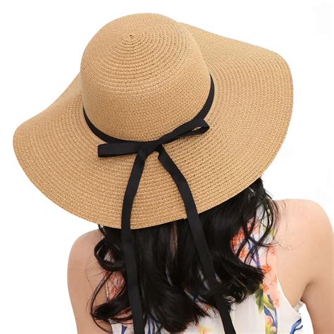 Aliexpress Buy Elegant Summer Hats For Women Sun Hat Bowknot Wide