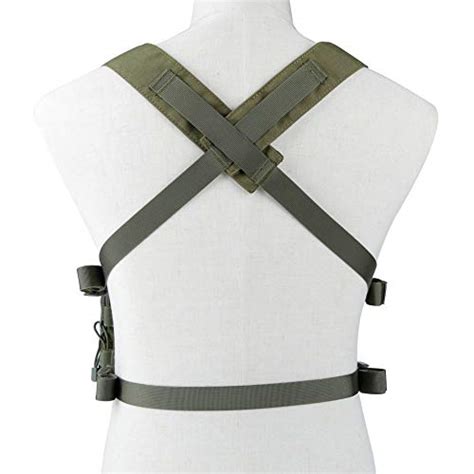 Huenco Tactical Assault Chest Rig 500d Molle Multicam Tactical Vest With Multi Pockets