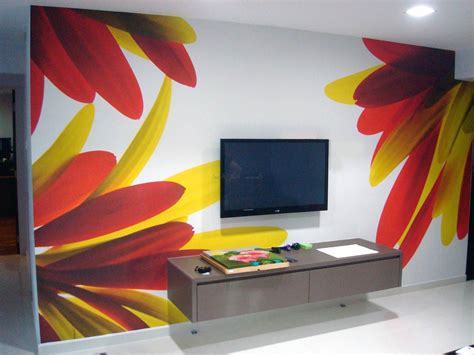 Creative Photo Of Creative Wall Painting Ideas Use The Pattern On The