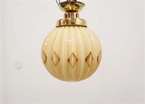 Lampa Sufitowa Art Deco Polska Lata Te Oficjalne