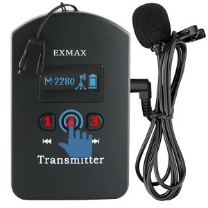 Amazon Exmax Ghz Wireless Tour Guide System Translation