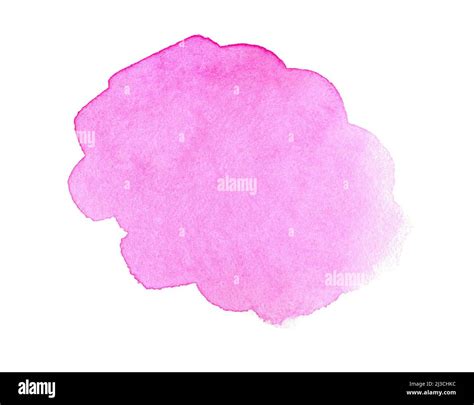 Abstract Pink Watercolor On White Background Watercolor Clipart For