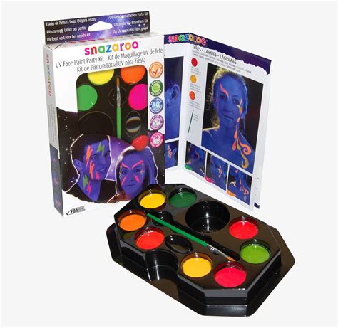 Uv Face Paint Party Kit Snazaroo Ansiktsfä