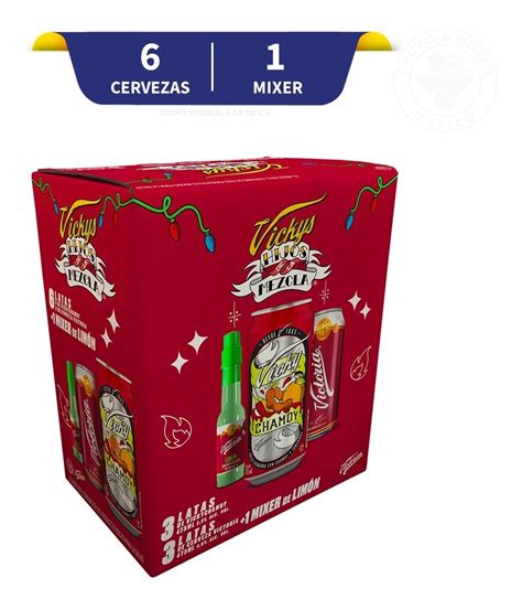 Cerveza Victoria 3 U Vicky Chamoy 3 U 1 Mixer De Limón Mercadolibre