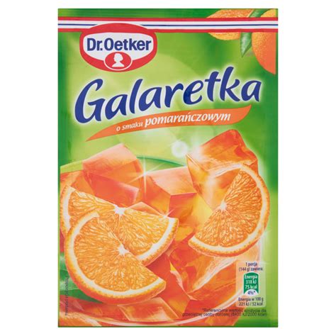 Dr Oetker Galaretka O Smaku Pomara Czowym G Dr Oetker Sklep